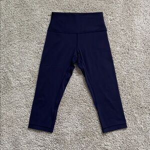 Lululemon • Align High Rise Crop Midnight Navy